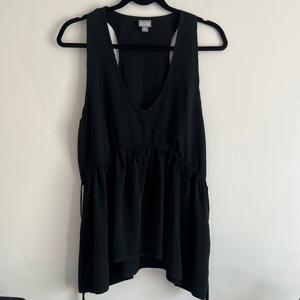 Converse one star XL black baby doll top with tie